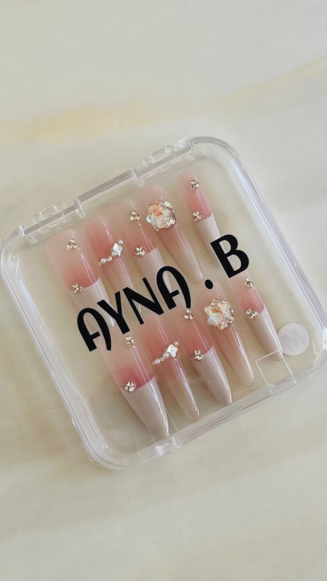 Pink Ombre French Tip