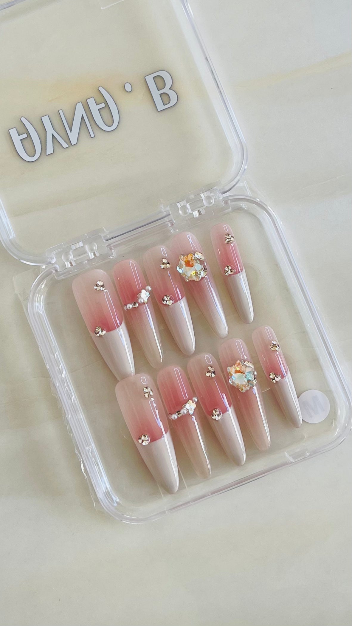 Pink Ombre French Tip